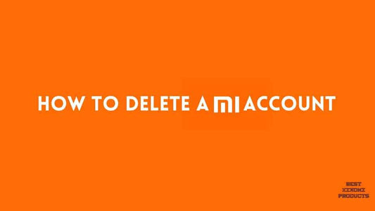 How to delete a Mi account