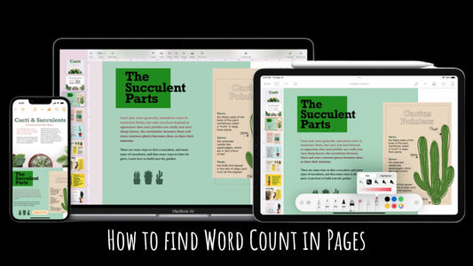 How to find Word Count in Pages