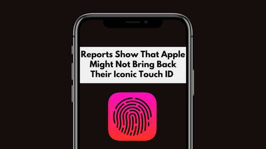 Apple Won't bring back Touch ID