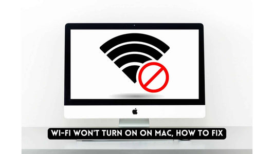 Wi-fi won't turn on on Mac, How to Fix