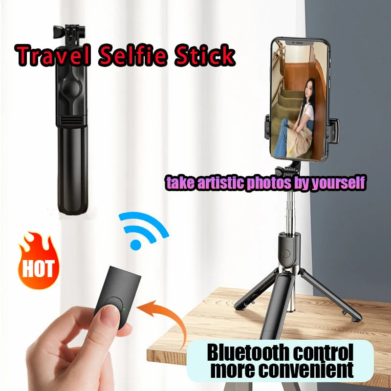 Wireless Bluetooth Selfie Stick Tripod