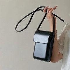 Mini PU Leather Crossbody Bag