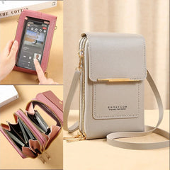 Touch Screen Cell Phone Crossbody Bag