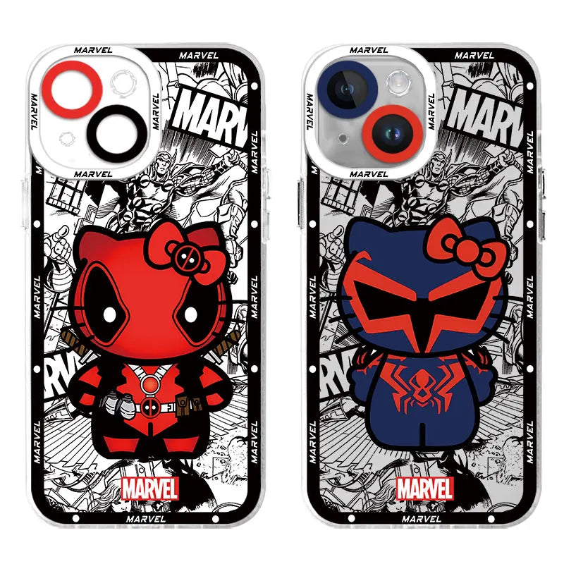 Cute Spider-Man Transparent iPhone Case