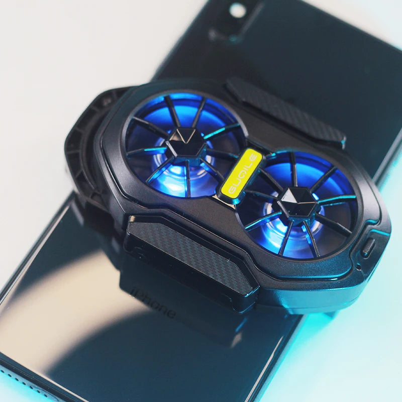 FS01 Dual Fan Phone Cooler