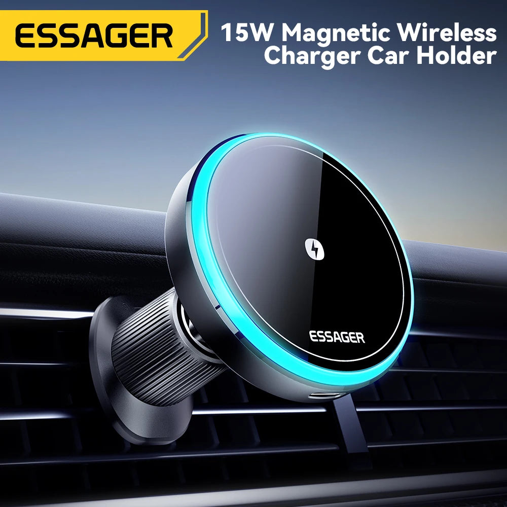 15W Magnetic Car Phone Charger