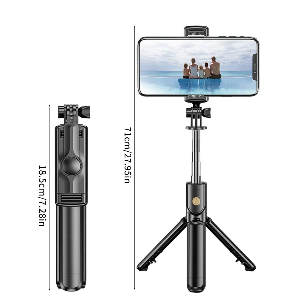 Selfie Stick with Stabilizer & Light