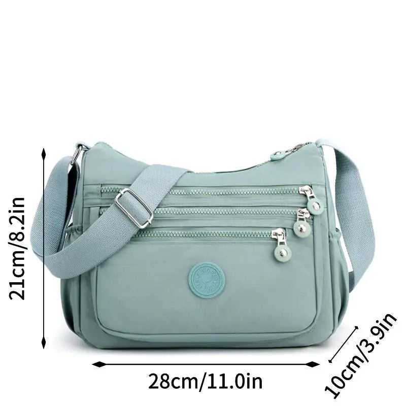 Waterproof Nylon Crossbody Bag