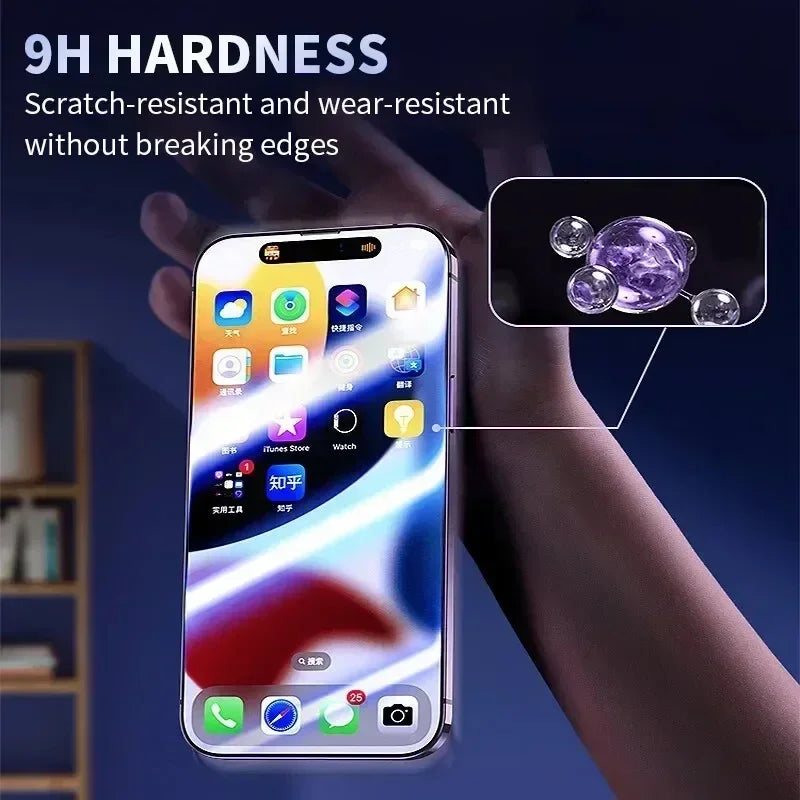 3-Pack Full Cover iPhone Screen Protector