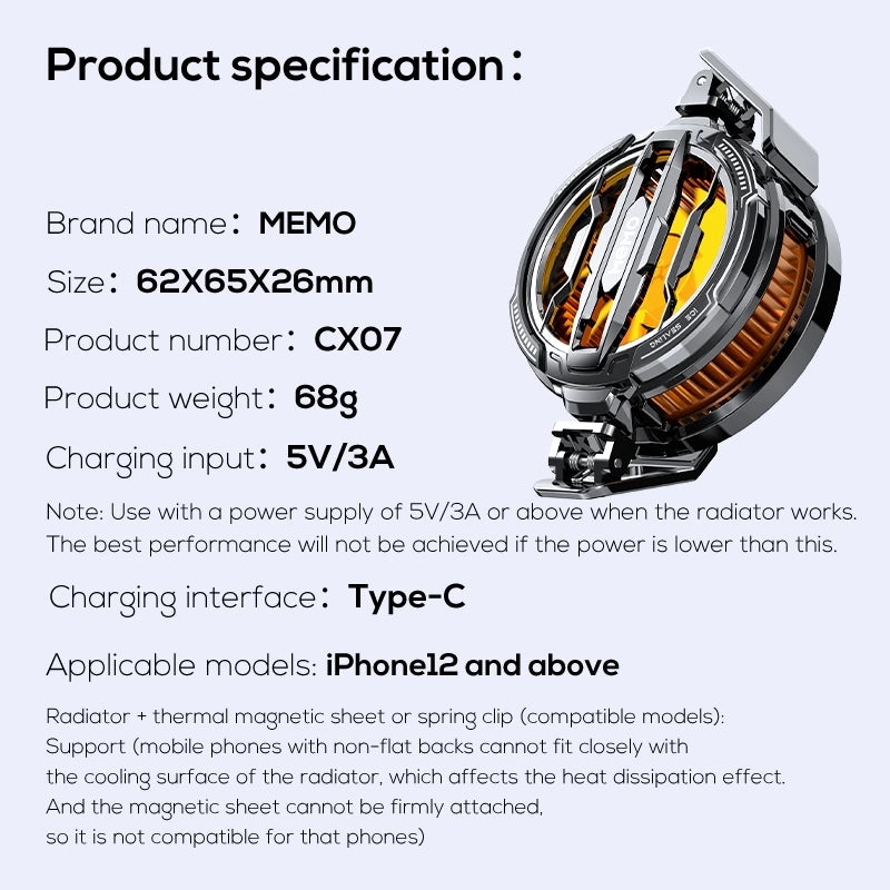 Magnetic Semiconductor Phone Cooler