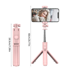 Wireless Selfie Stick Tripod with Light