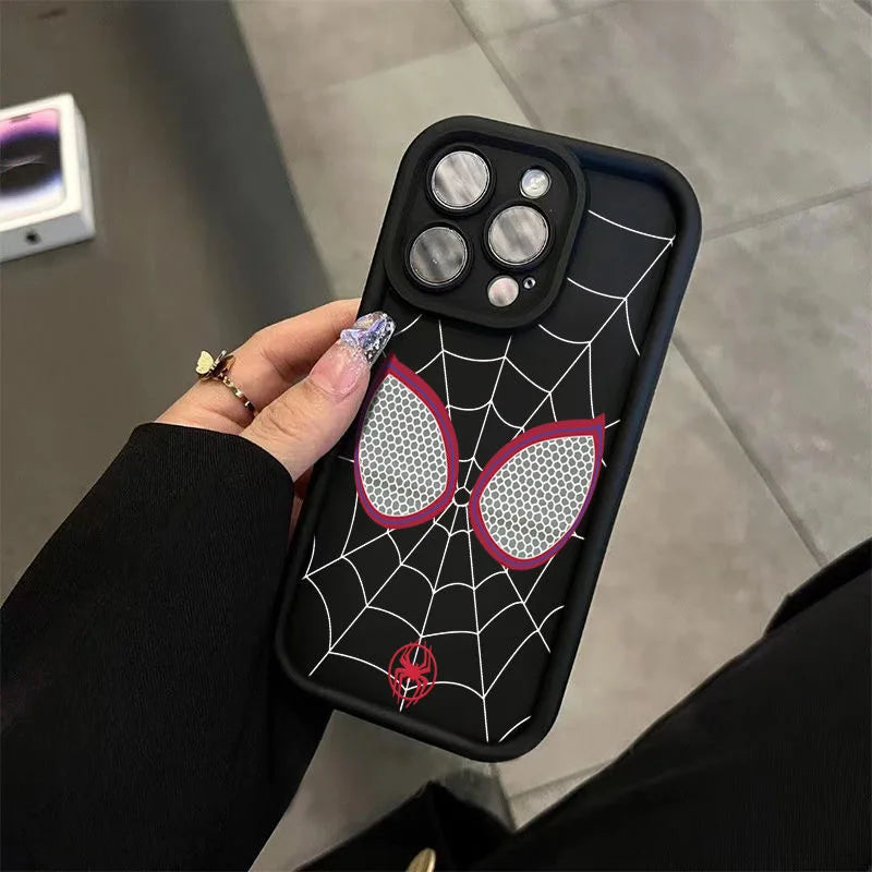 Spider-Man Black TPU iPhone Case