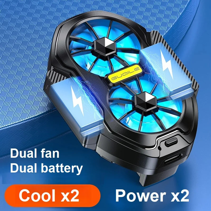 FS01 Dual Fan Phone Cooler